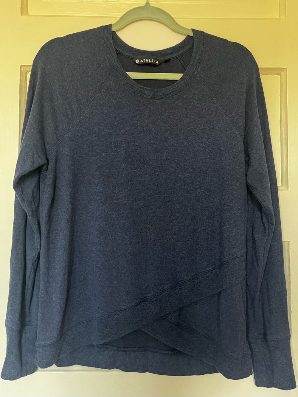 Athleta Tops - Athleta Criss Cross Sweatshirt - Navy Blue - Medium